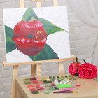 Алмазная картина-раскраска "Цветочный поцелуй" - Фото 3