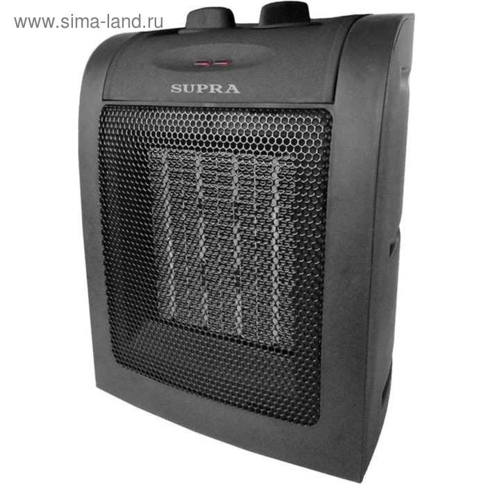 Тепловентилятор Supra TVS-15PN, керамический, черный - Фото 1