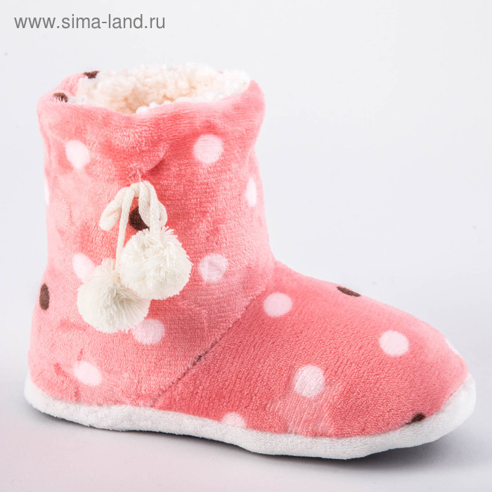 Тапочки-сапожки женские Hobby Line тс7873 (розовый) (р. 38/39) - Фото 1