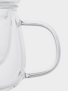 Кружка для заваривания «Лоран», 300 мл, 13×9×8.5 см, со стеклянным ситом, прозрачная - Фото 2