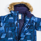 Куртка для мальчика "VESPER", рост 128 см, цвет тёмно-синий с принтом 72486 - Фото 5
