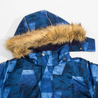 Куртка для мальчика "VESPER", рост 146 см, цвет тёмно-синий с принтом 72486 - Фото 6