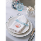 Набор фужеров «Лиана», 260 мл, 6 шт, гравировка, цвет узора бирюзовый - Фото 3