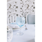 Набор фужеров «Лиана», 260 мл, 6 шт, гравировка, цвет узора бирюзовый - Фото 4