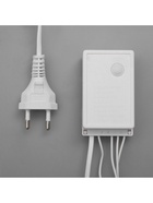 Гирлянда «Бахрома» 4 × 0.6 м, IP44, белая нить, 180 LED, свечение белое, 8 режимов, 220 В - Фото 9