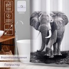 Штора для ванны Доляна «Слон», 180×180 см - фото 318017383