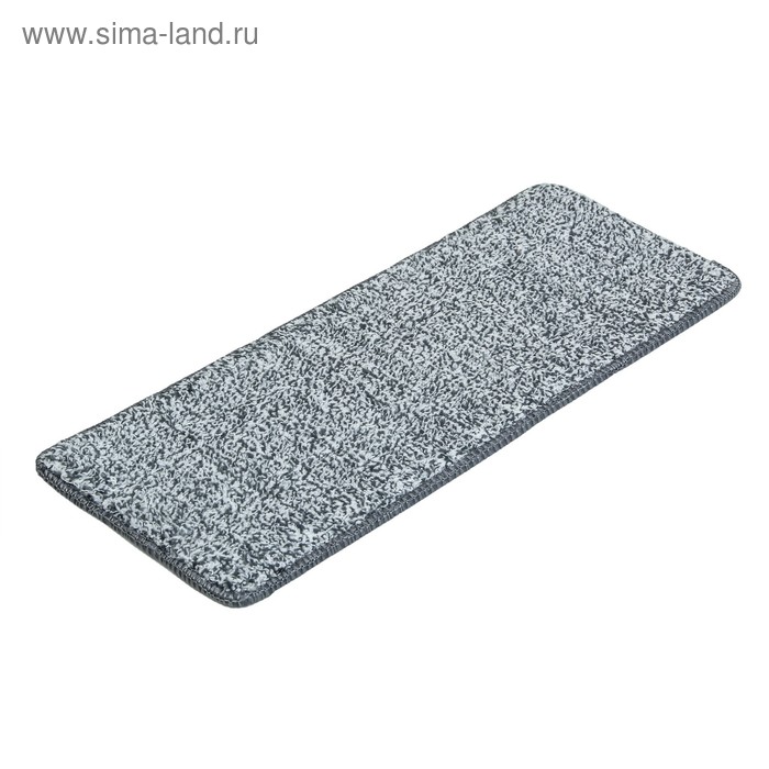 Насадка для плоской швабры 31×10 см, микрофибра цвет серый - Фото 1