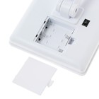 Зеркало Luazon KZ-06, подсветка, 26.5×16×12 см, 22 диода, сенсорная кнопка, белое - Фото 8