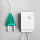 Гирлянда "Нить" 4 м с насадками "Колокольчик", IP20, прозрачная нить, 20 LED, свечение мульти, 8 режимов, 220 В - Фото 6