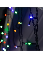 Гирлянда «Бахрома» 3 × 0.9 м, IP44, УМС, тёмная нить, 232 LED, свечение мульти, 220 В - Фото 8