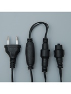 Гирлянда «Бахрома» 3 × 0.9 м, IP44, УМС, тёмная нить, 232 LED, свечение мульти, 220 В - Фото 9