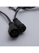 Гирлянда «Бахрома» 3 × 0.9 м, IP44, УМС, тёмная нить, 232 LED, свечение мульти, 220 В - Фото 10