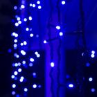 Гирлянда «Бахрома» 3 × 0.9 м, IP44, УМС, тёмная нить, 232 LED, свечение синее, 220 В - Фото 3