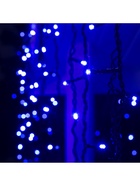 Гирлянда «Бахрома» 3 × 0.9 м, IP44, УМС, тёмная нить, 232 LED, свечение синее, 220 В - Фото 8