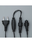 Гирлянда «Бахрома» 3 × 0.9 м, IP44, УМС, тёмная нить, 232 LED, свечение белое, 220 В - Фото 9