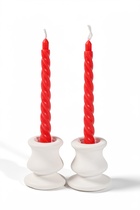 Свечи витые ароматические 1.5×15 см, 2 шт., роза - Фото 1