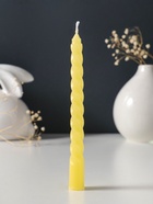 Набор свечей ароматических витых, 1.5×15 см, 2 шт., лимон - Фото 3