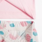 Пижама для девочки, рост 62 см, цвет бежево-розовый - Фото 7