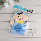 Мочалка-варежка детская для купания Доляна «Мальчик» - Фото 4