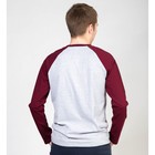 Джемпер мужской, цвет серый меланж, бордовый, размер 60 - Фото 4