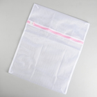 Мешок для стирки белья Доляна, 40×50 см, мелкая сетка, цвет МИКС - Фото 2