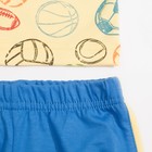 Пижама для мальчика, рост 68 см, цвет сине-жёлтый - Фото 5