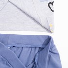 Пижама для девочки, рост 98-104 см, цвет сиренево-серый - Фото 7