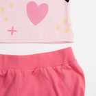 Пижама для девочки, рост 122-128 см, цвет розовый - Фото 6