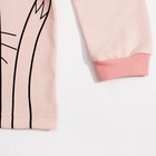 Пижама для девочки, рост 110-116 см, цвет персиковый - Фото 5