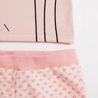 Пижама для девочки, рост 110-116 см, цвет персиковый - Фото 6