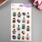 Наклейка пластик "Стеклянные шары/Баночки" МИКС 19х11 см - Фото 2