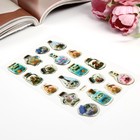 Наклейка пластик "Стеклянные шары/Баночки" МИКС 19х11 см - Фото 4