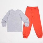 Пижама для мальчика, рост 92 см, цвет красно-серый - Фото 10
