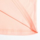 Ночная рубашка для девочки, рост 110-116 см, цвет персиковый - Фото 6