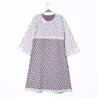 Сорочка женская Капучино цвет коричневый, р-р 44 - Фото 2