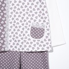 Пижама женская (джемпер, брюки) Капучино цвет коричневый, р-р 42 - Фото 6