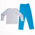 Пижама для мальчика, рост 128 см, цвет серый меланж - Фото 8