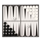 Настольная игра 3 в 1 «Надо думать», шашки, шахматы, нарды, поле 21×19 см - Фото 3