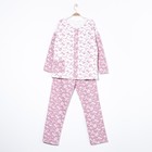 Пижама женская (джемпер, брюки) Сакура цвет розовый, р-р 42 - Фото 2