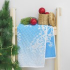 Полотенце махровое "Fragile" ,50х90 см, голубой, 420 г/м 2 ,100% хл. ПЛ-2602-2889 - Фото 1