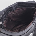 Планшет мужской, отдел на молнии, 2 наружных кармана, регулируемый ремень, цвет чёрный - Фото 5