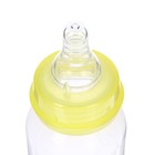 Бутылочка для кормления «Мишка», 250 мл, от 0 мес., цвет жёлтый - Фото 4