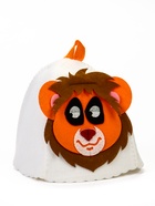 Шапка для бани и сауны «Лёвушка», полиэстер, детская - Фото 1