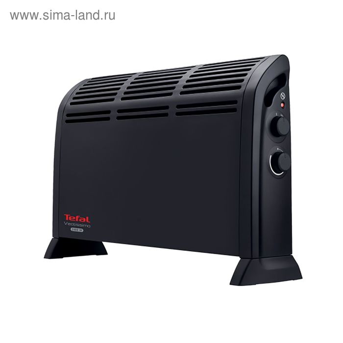 Обогреватель Tefal CQ3030F0, конвекторный, 2400 Вт, 20 м², черный - Фото 1