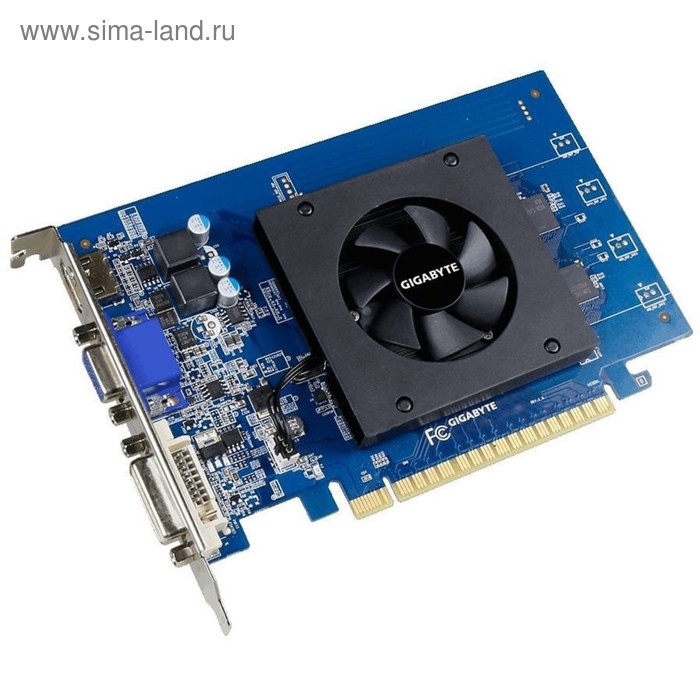 Видеокарта Gigabyte GeForce GT 710 (GV-N710D5-1GI) 1G,64bit,GDDR5,954/5010 - Фото 1