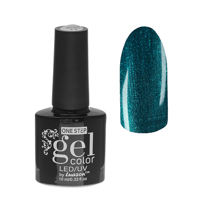 Гель-лак для ногтей, 216-171-32, однофазный, LED/UV, 10мл, цвет 216-171-32 синий перламутровый