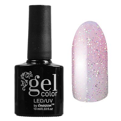 УЦЕНКА Гель-лак для ногтей 1-фазный LED/UV 10мл 216-181-34 вишнёвый с блёстками