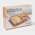 Противень «Прима. Гриль», 35×25 см, с решёткой, антипригарное покрытие, коричневый - Фото 8