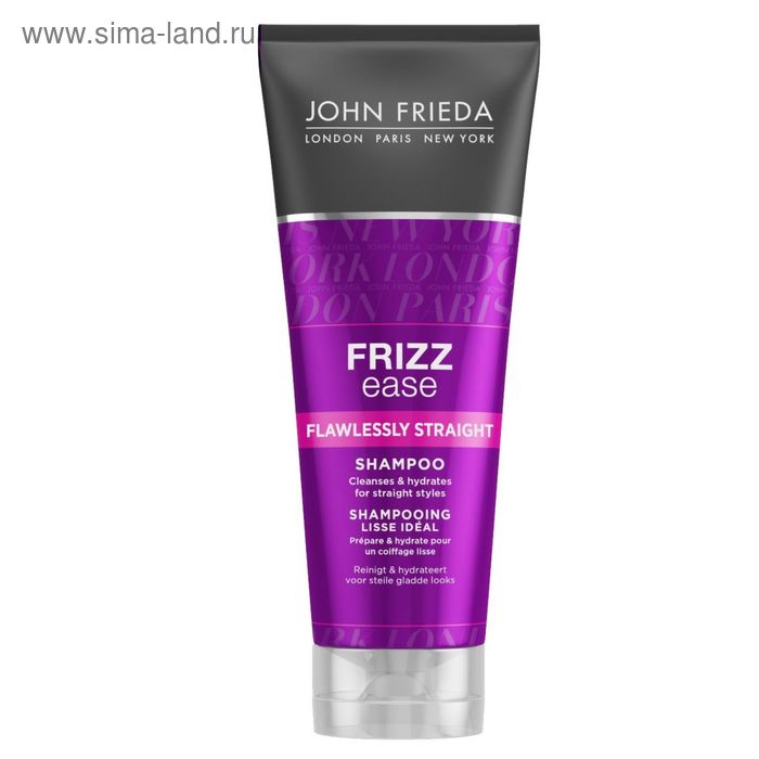Разглаживающий шампунь для прямых волос John Frieda Frizz Ease Flawlessly Straight, 250 мл - Фото 1