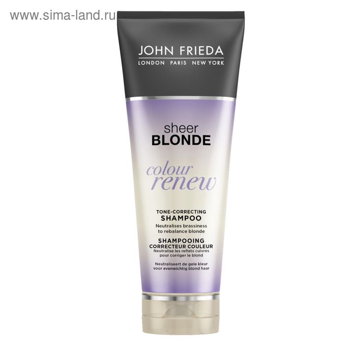 Шампунь Sheer Blonde Сolour Renew, для восстановления и поддержания оттенка осветлённых волос, 250 мл - Фото 1
